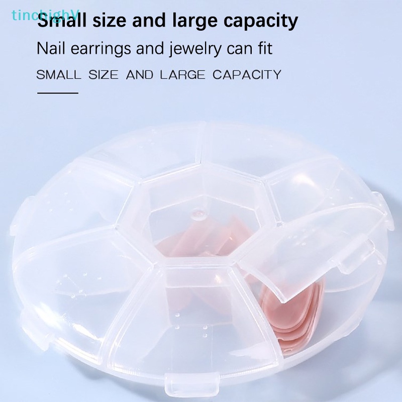 Hộp Đựng Phụ Kiện Trang Trí Móng Tay Nghệ Thuật Tiện Dụng