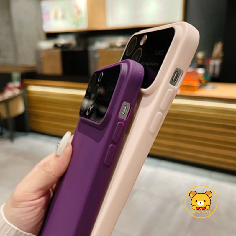 Ốp Điện Thoại TPU Mềm Chống Bụi Bảo Vệ Ống Kính Máy Ảnh Cho iPhone XS Max XR X 8 7 6 6S Plus SE2 SE3