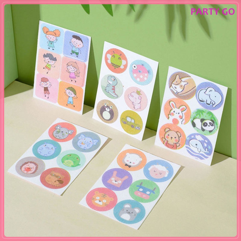 Set 144 / 216 / 360 Miếng Dán Chống Muỗi Họa Tiết Hoạt Hình Dễ Thương Cho Bé