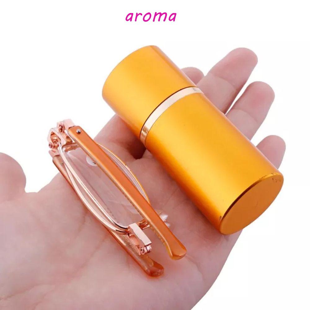 AROMA Kính Đọc Sách Siêu Nhẹ Có Thể Gấp Gọn Kèm Hộp Đựng Tiện Dụng