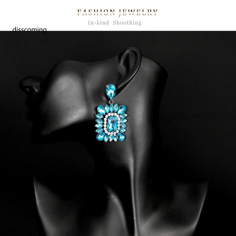 Áo Thun Tay Ngắn In Chữ SL| Bông Tai Hình Vuông Phong Cách Âu Mỹ Thời Trang Cho Nữ