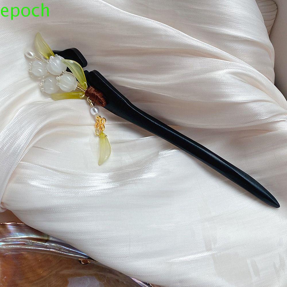 EPOCH Trâm Cài Tóc Hình Chiếc Lá Phong Cách Trung Hoa Cổ Điển Cho Nữ