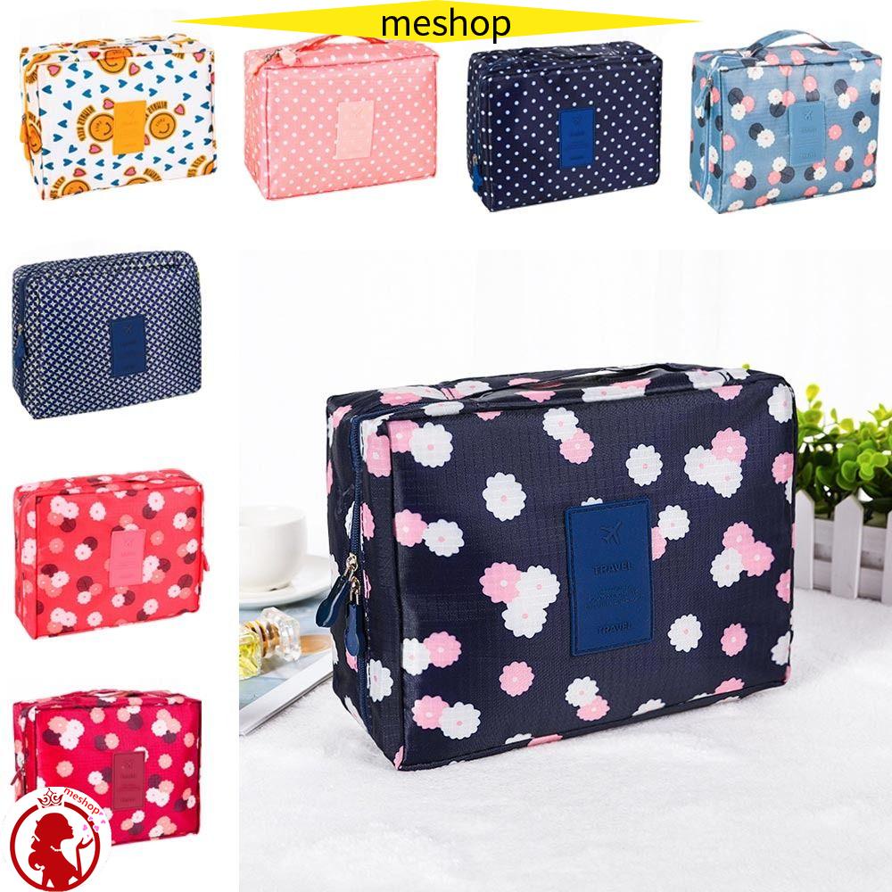 ME Túi Đựng Đồ Trang Điểm Nhiều Ngăn Chống Nước Sức Chứa Lớn Dùng Khi Đi Du Lịch