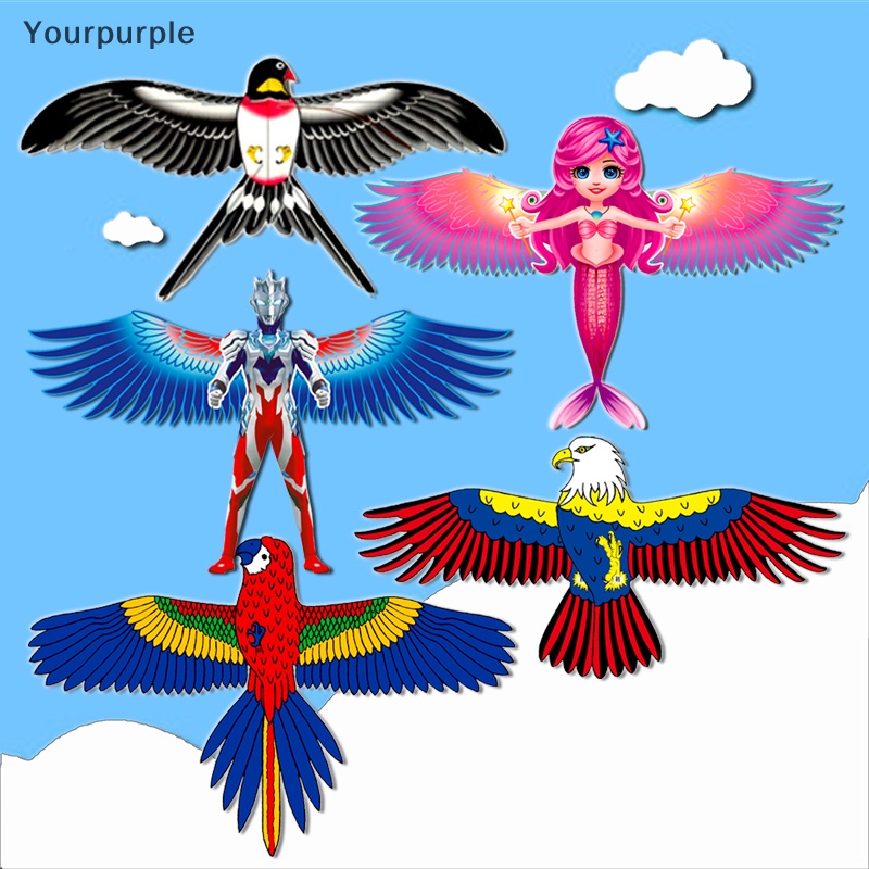 Yourpurple  diều mini bay cho trẻ em 3D diều Túi diều năng động Cánh Đại Bàng diều vi phim hoạt hình đồ chơi nhựa VN