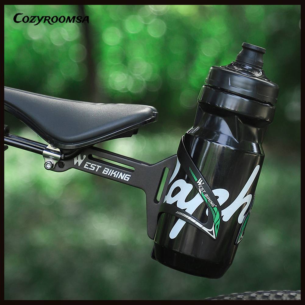 Giá Đỡ Bình Nước Nối Dài Bằng Hợp Kim Nhôm Gắn Yên Xe Đạp Tiện Lợi