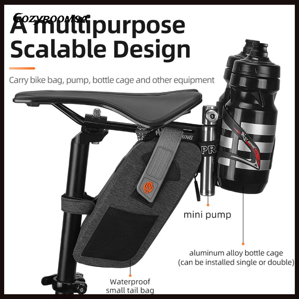 Giá Đỡ Bình Nước Nối Dài Bằng Hợp Kim Nhôm Gắn Yên Xe Đạp Tiện Lợi