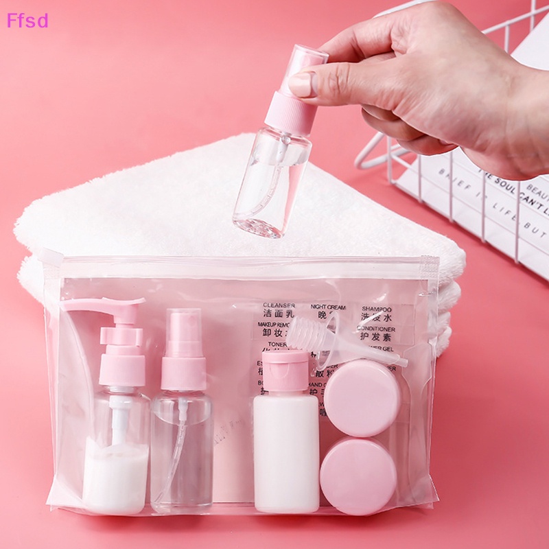 {Ffsd} Set 11 Chai Rỗng Đựng Mỹ Phẩm Dạng Lỏng Có Thể Bơm Lại * Bán Chạy