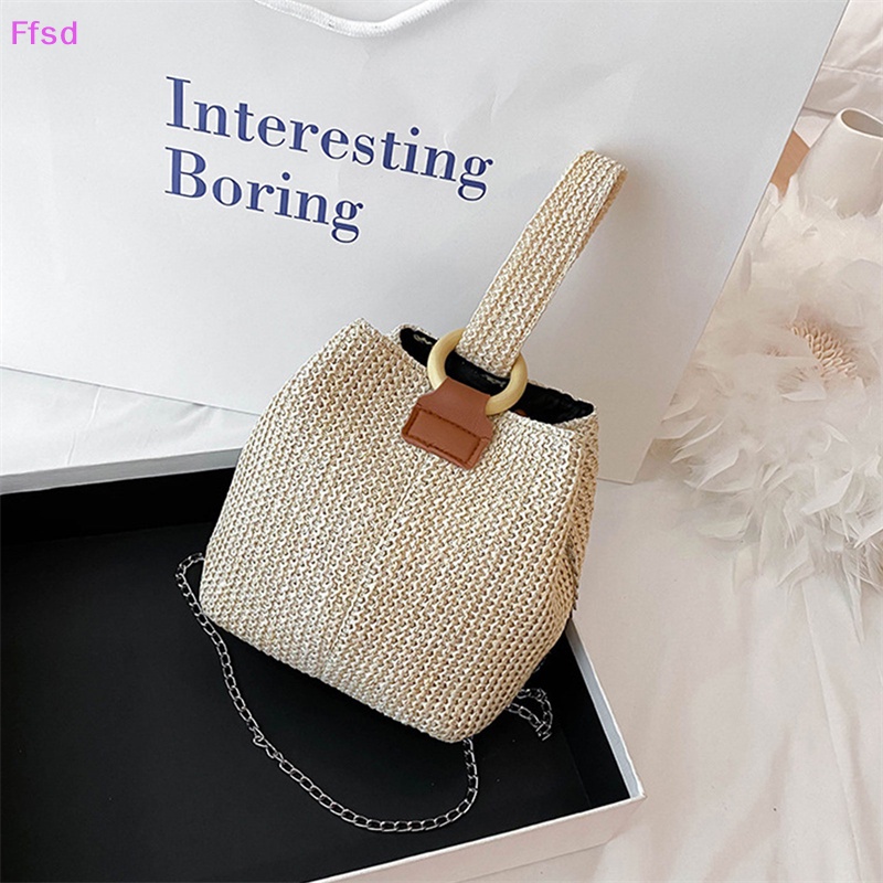 {Ffsd} Túi Đeo Chéo Dệt Nhẹ Nhàng Thanh Lịch Giản Dị Cho Nữ * Bán Chạy