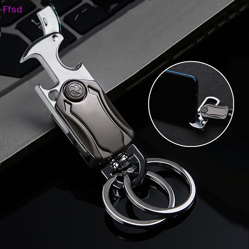 {Ffsd} Giá Đỡ Điện Thoại / Móc Khóa 4 Trong 1 Có Thể Xoay Chống Lo Lắng Nặng