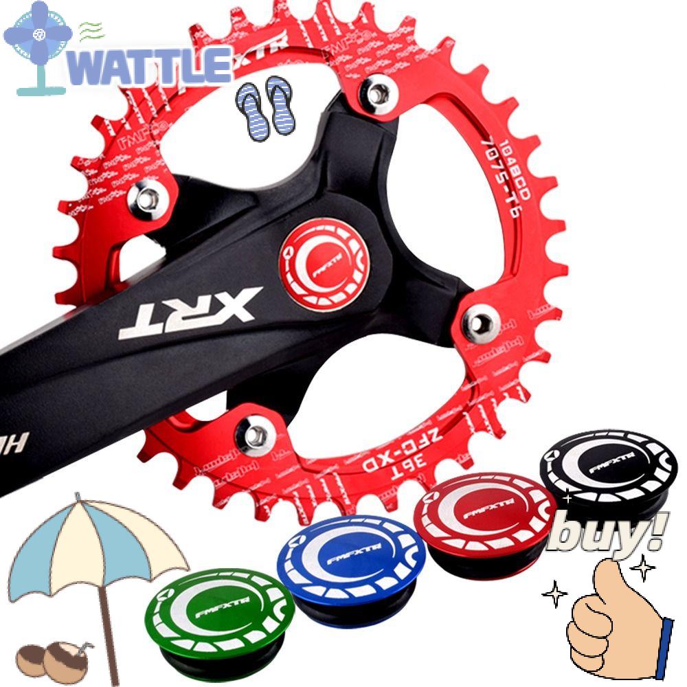 WTTLE Set 2 Vỏ Bọc Đĩa Xe Đạp Leo Núi Bằng Nhôm Chống Nước Chống Bụi