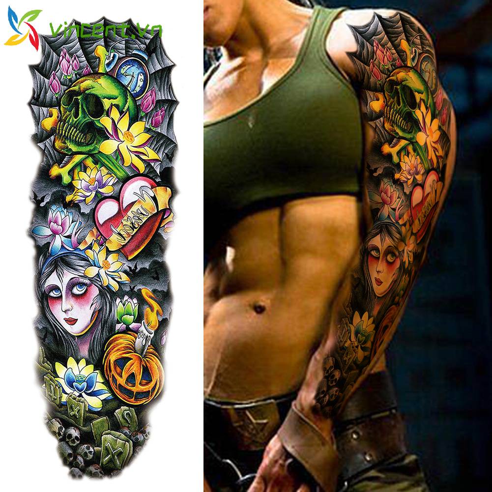 Hình Xăm Dán Halloween Cho Bé Trai Và Bé Gái