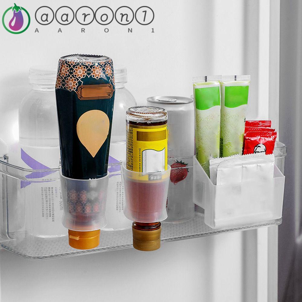 AARON1 Hộp Đựng Giấm Có Thể Tháo Rời Gắn Cửa Tủ Lạnh Tiện Dụng Giá Đỡ
