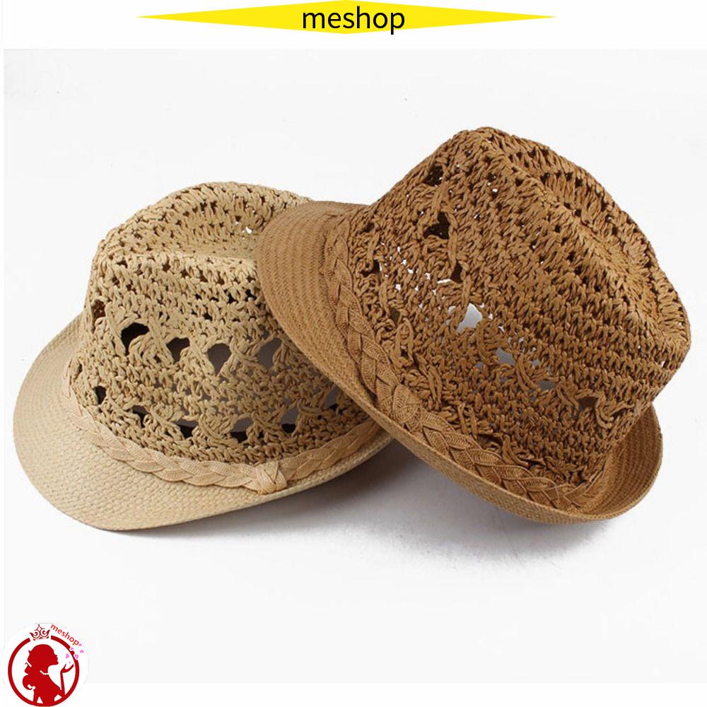 ME Nón Cối Rộng Vành Thoáng Khí Thời Trang Đi Biển Mùa Hè Cho Nữ