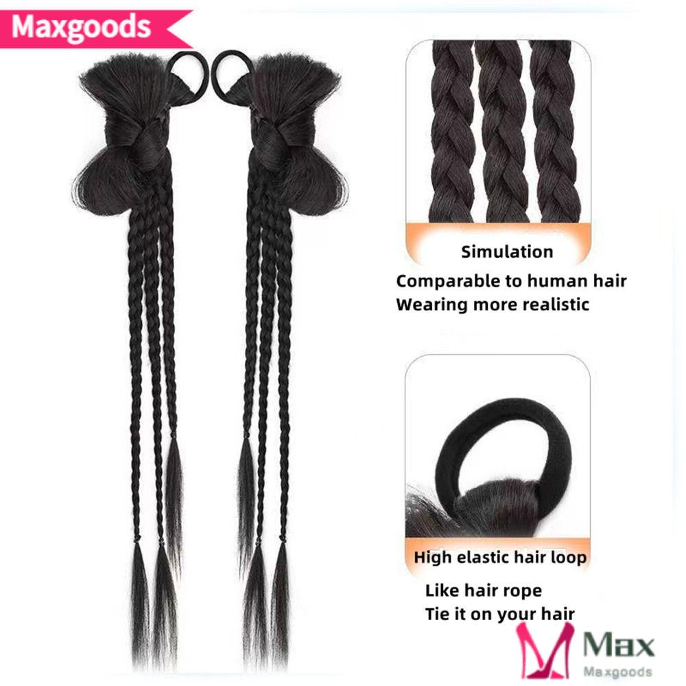 MAXG Dây Buộc Tóc Đuôi Ngựa Co Giãn Cho Nữ