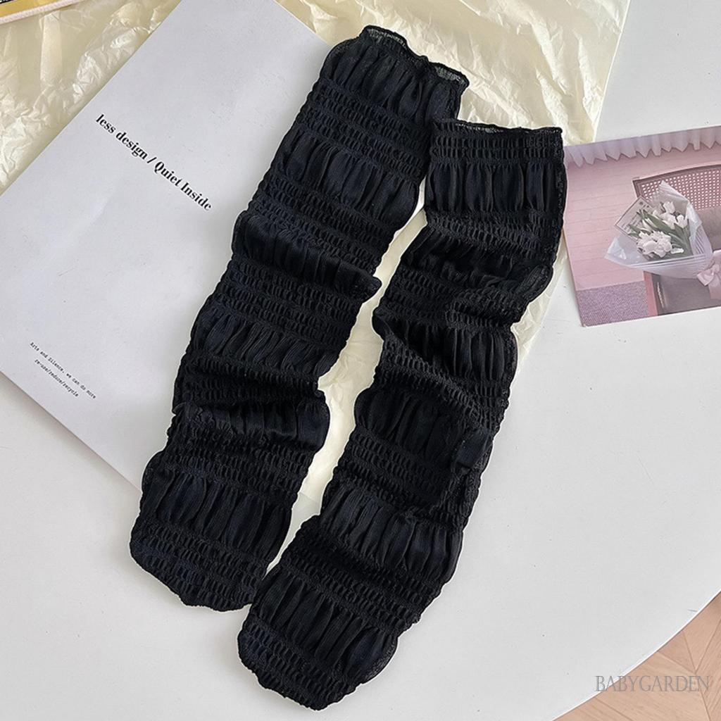 / / Vớ Dài Mềm Mại Nhẹ Nhàng Xếp Ly Ngọt Ngào Cho Bé Gái Mặc Hàng Ngày