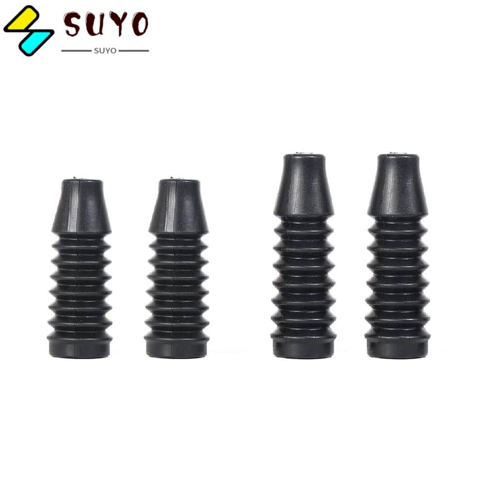 SUYO Bộ 4 Túi Cao Su Chống Bụi Chống Sốc Màu Đen Cho Xe Điều Khiển Từ Xa HONGNOR X3E Kyosho Hobao 8SC MT HPI HSP