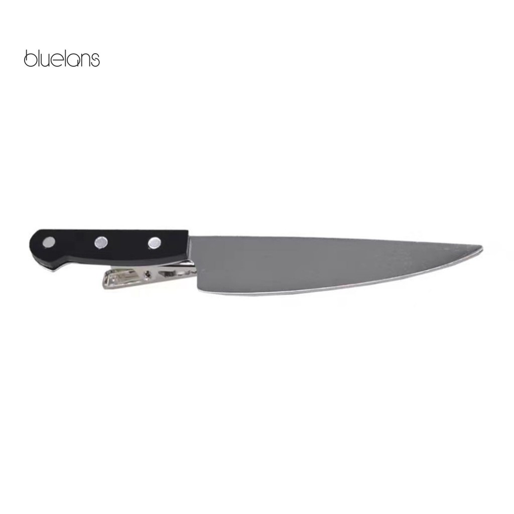 Kẹp Tóc Hình Dao Cắt Chống Trượt Phong Cách Punk Sáng Tạo Cho Nữ