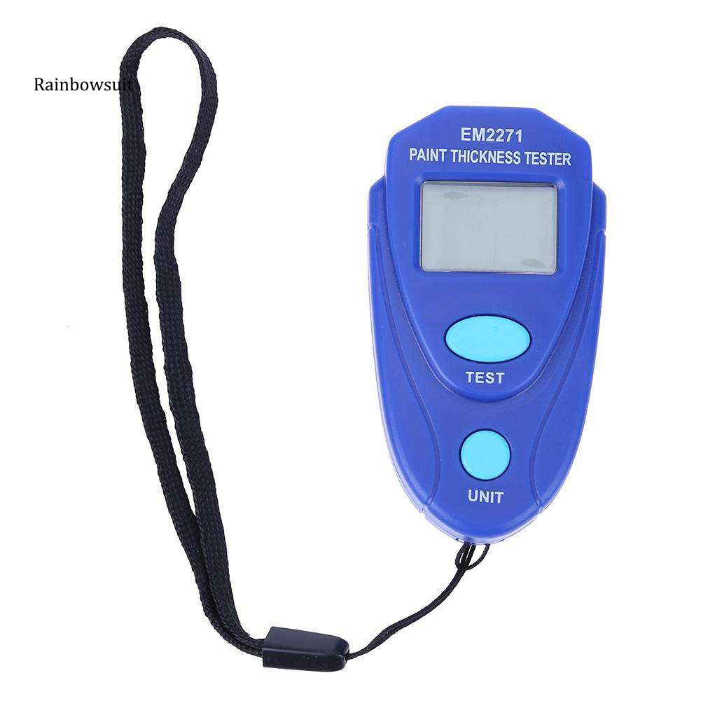 Máy Đo Độ Dày Sơn Kỹ Thuật Số Tự Động 0-2mm Cho Xe Hơi
