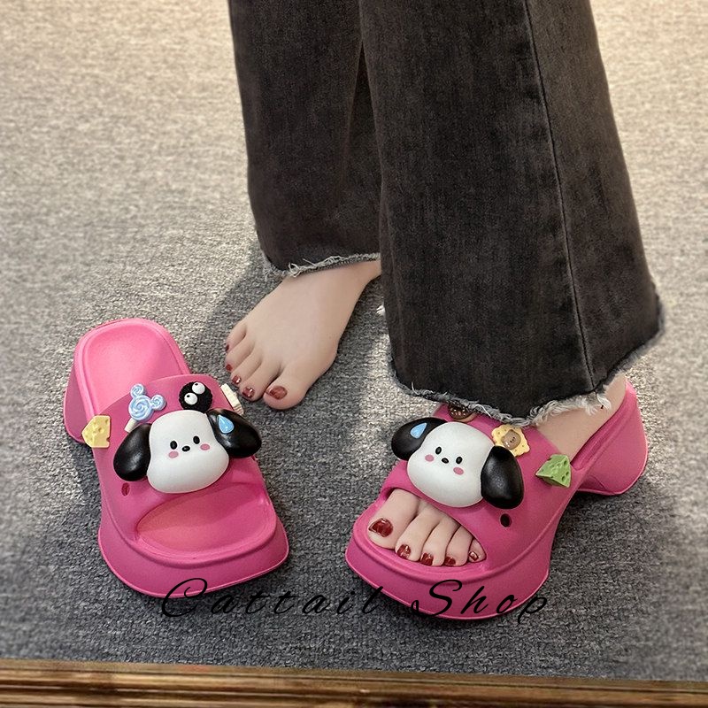 DISHULAN dép nữ dép bánh mì nữ dép sandal nữ Chống Trượt 070313