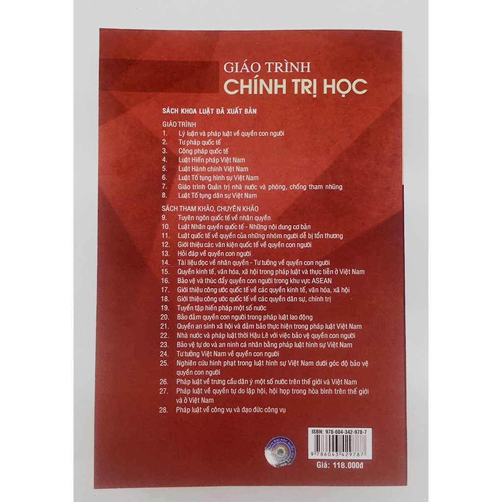 Sách - Giáo Trình Chính Trị Học