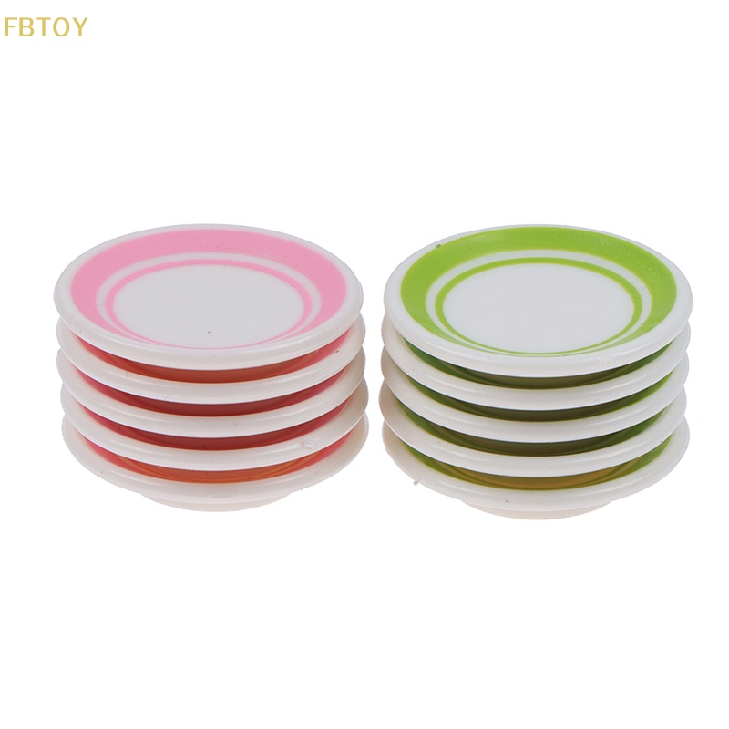 1 Bộ Chén Đĩa Thức Ăn Mini Trang Trí Nhà Búp Bê