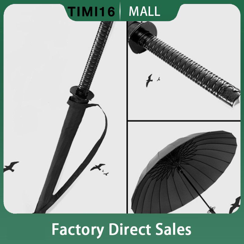 Ô Thanh Kiếm Samurai Tay Cầm Dài Chống Gió Hình Ninja Nhật Bản Ô Đi Mưa Đi Nắng -timivn