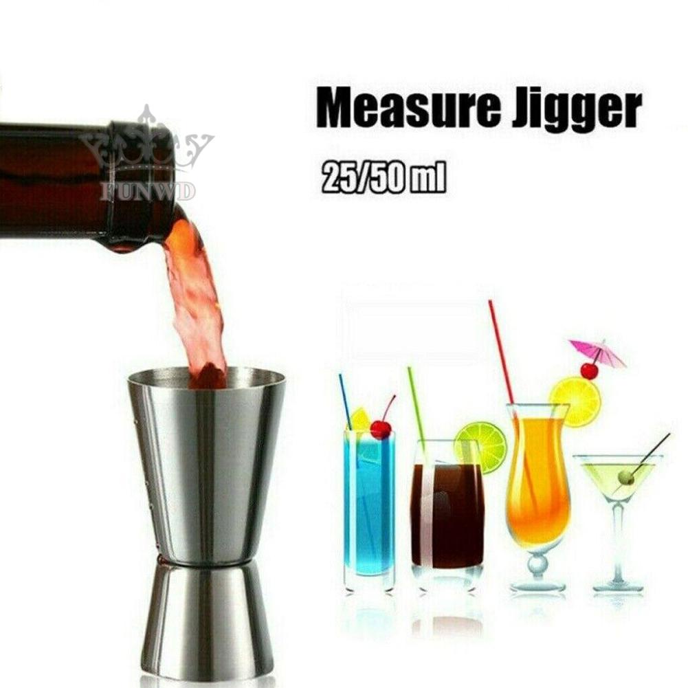 Cốc Đong Pha Chế Cocktail Bằng Thép Không Gỉ 25 / 50ml