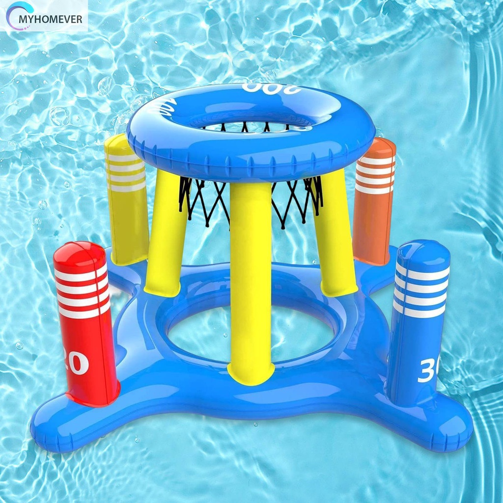 Đồ Chơi Ném Bóng Rổ Bơm Hơi Đứng Bằng PVC Dành Cho Trẻ Em Và Người Lớn