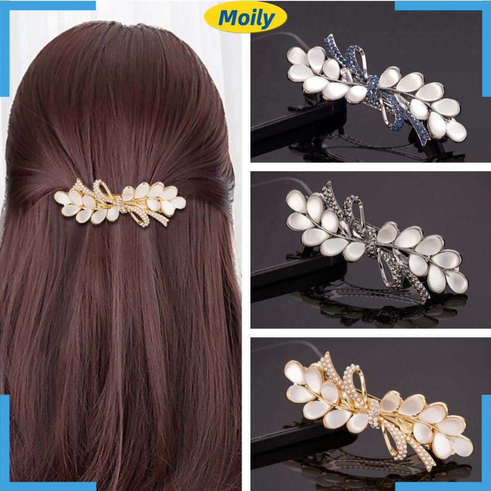 MOILYVN Kẹp Tóc Hình Nơ Mắt Mèo Thời Trang Cho Nữ