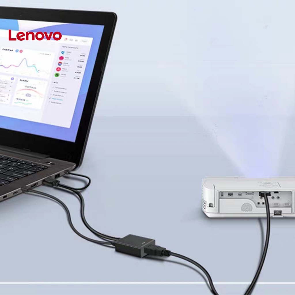 Bộ Chuyển Đổi Phích Cắm Và Play Bằng Hợp Kim Nhôm VGA Toàn Diện Chống Mài Mòn Cho Máy Tính