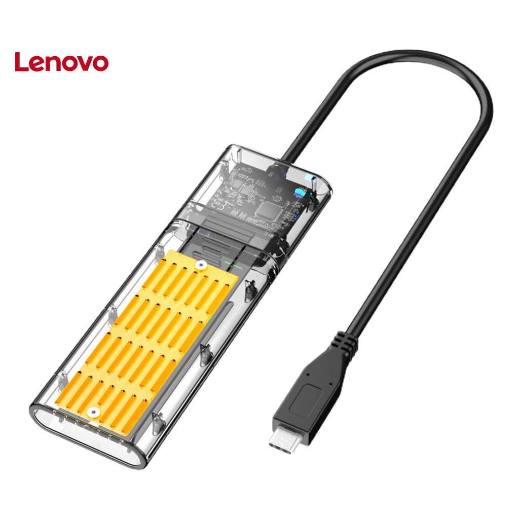 Hộp Đựng Ổ Cứng SSD Trong Suốt Tốc Độ Cao M.2 NGFF SATA Type-C Gen2 Tiện Dụng Cho Văn Phòng