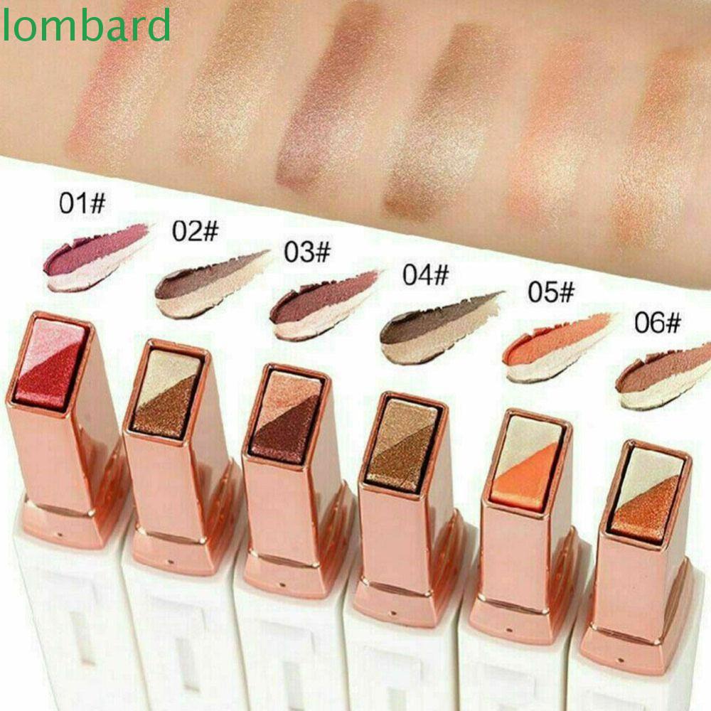 LOMBARD Phấn Mắt Dạng Thỏi Hai Màu Sắc Tự Nhiên Chống Mồ Hôi
