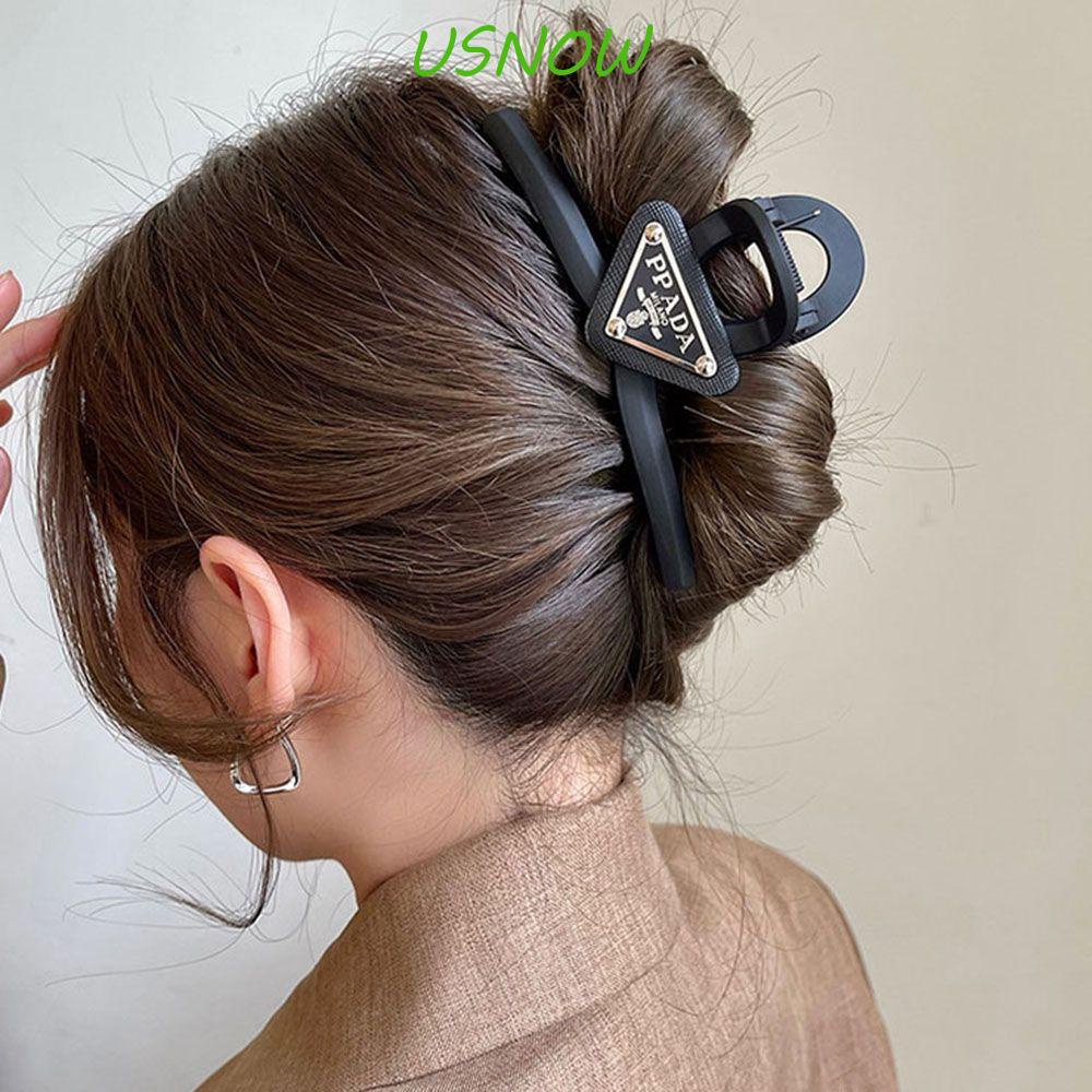 USNOW Kẹp Tóc Hình Tam Giác Phong Cách Hàn Quốc Đơn Giản Cho Nữ