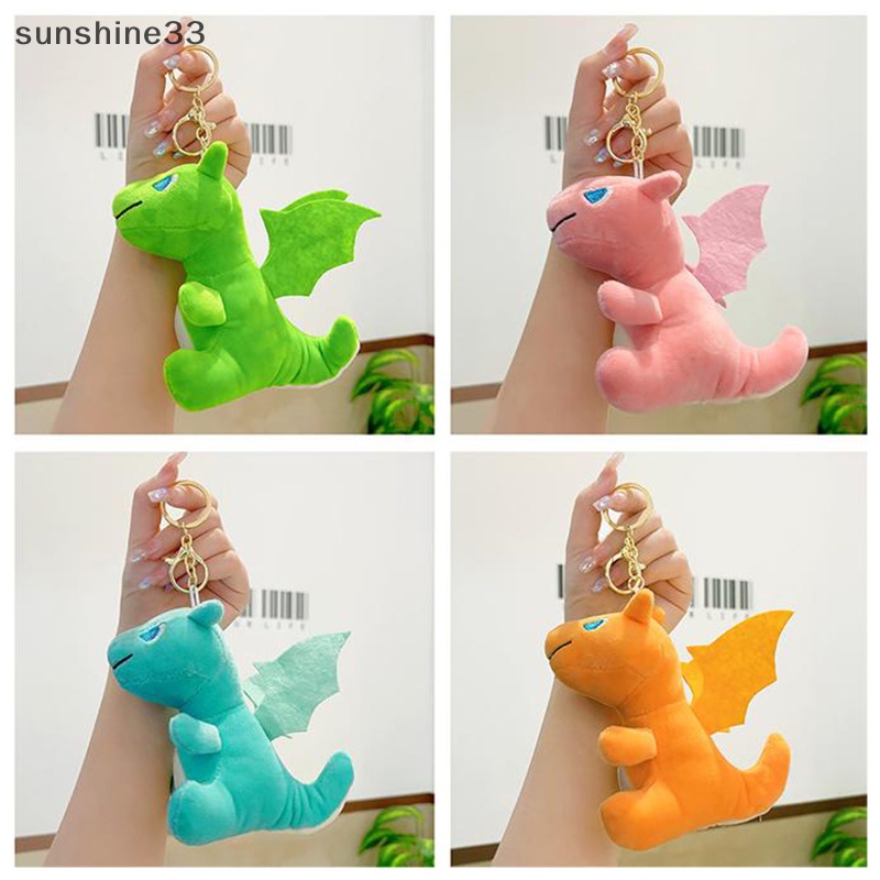 1 Móc Khóa Hình Khủng Long Nhồi Bông Hoạt Hình Đáng Yêu