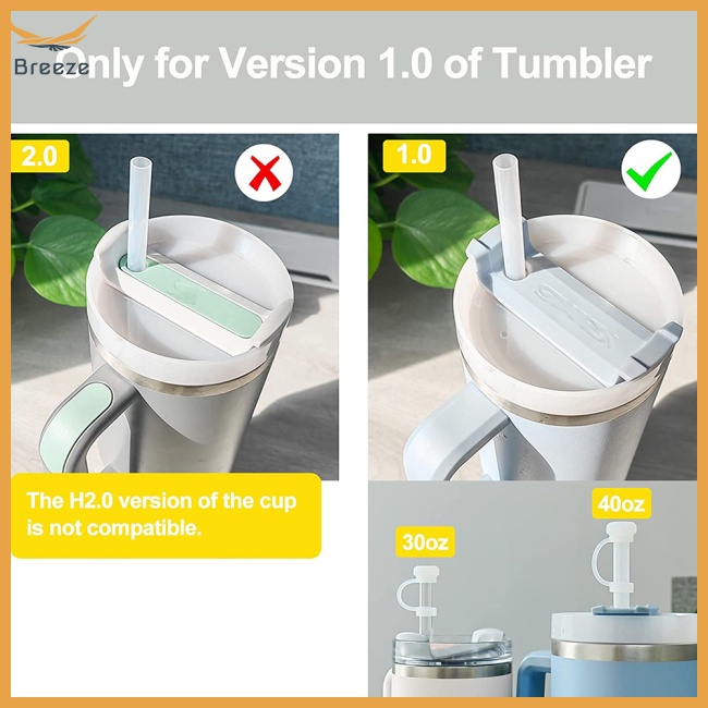 Bộ Nút Chặn Bằng Silicone Chống Tràn Kèm Nắp Ống Hút Tiện Dụng