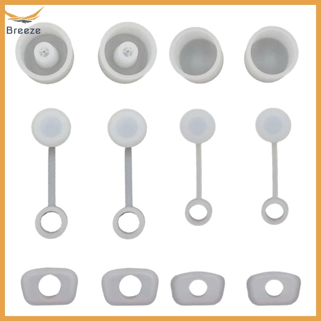Bộ Nút Chặn Bằng Silicone Chống Tràn Kèm Nắp Ống Hút Tiện Dụng