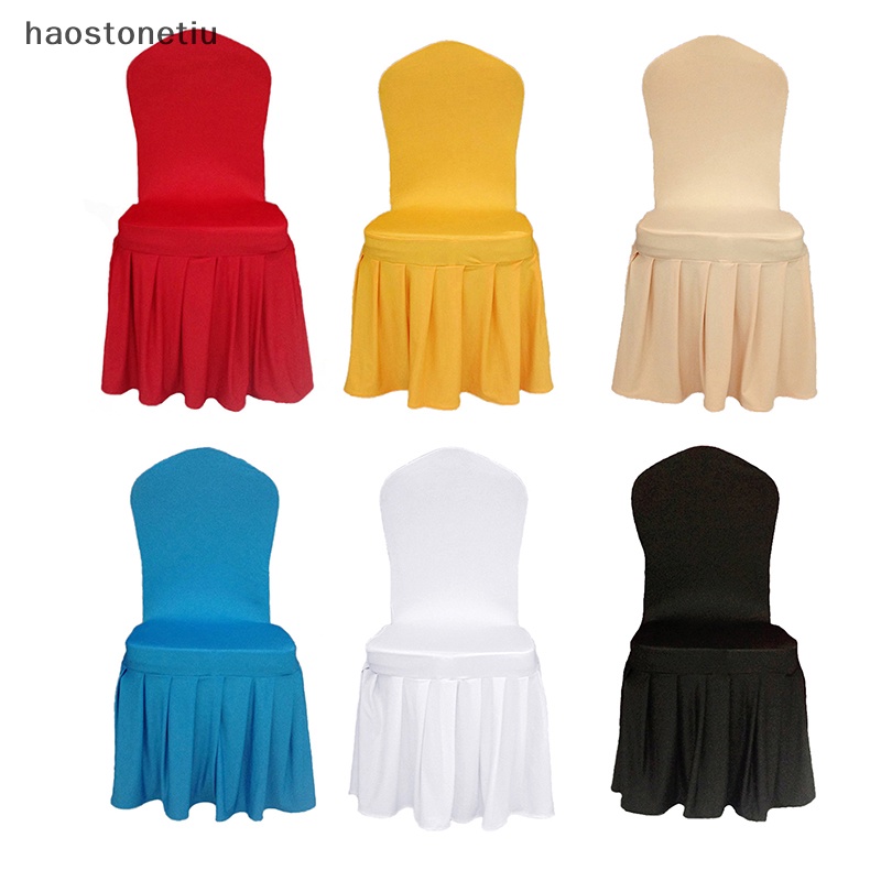 Vỏ Bọc Ghế Ngồi Bàn Ăn / Tiệc Cưới Kèm Váy Xinh Xắn Tiện Dụng