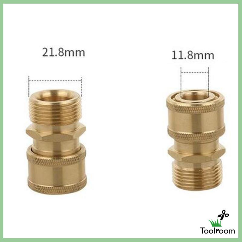2 Đầu Nối Ống Nước Áp Suất Lớn M22X1.5Mm 4.3cm