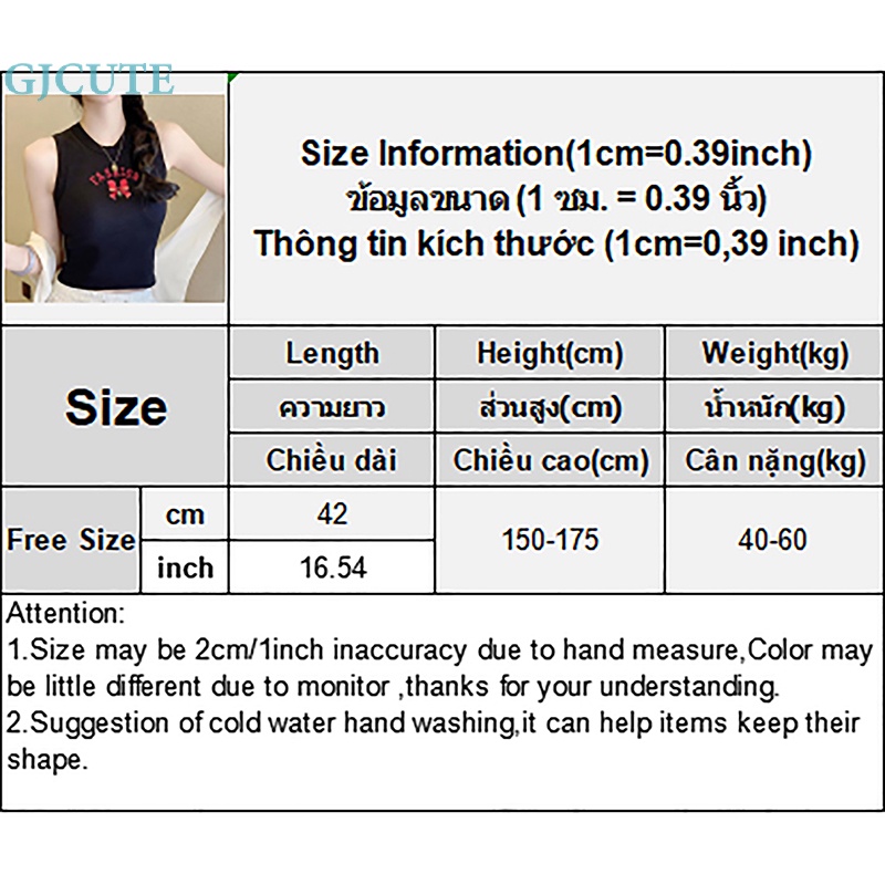 Áo Hai Dây Cổ Tròn Thêu Chữ Thời Trang Mùa Hè Dành Cho Nữ