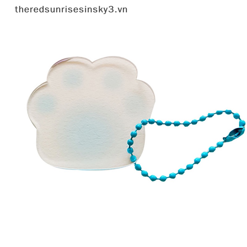 # # Mặt Dây Chuyền Acrylic Trong Suốt Hình Móng Vuốt Mèo Màu Gradient Sáng Tạo Làm Móc Khóa Trang Trí Thủ Công Diy