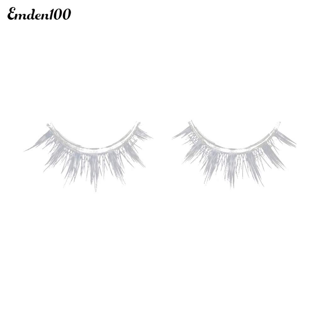 Lông Mi Giả Màu Trắng Trong Suốt Dài Và Dày Tự Nhiên Dùng Để Hóa Trang