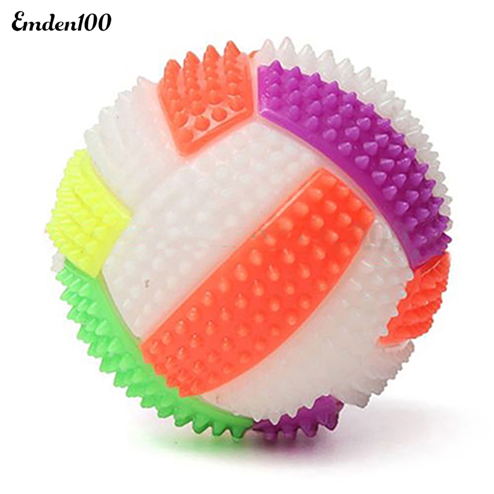 Quả Bóng Gai Mát Xa Có Đèn LED Thay Đổi Màu Sắc Cho Bé