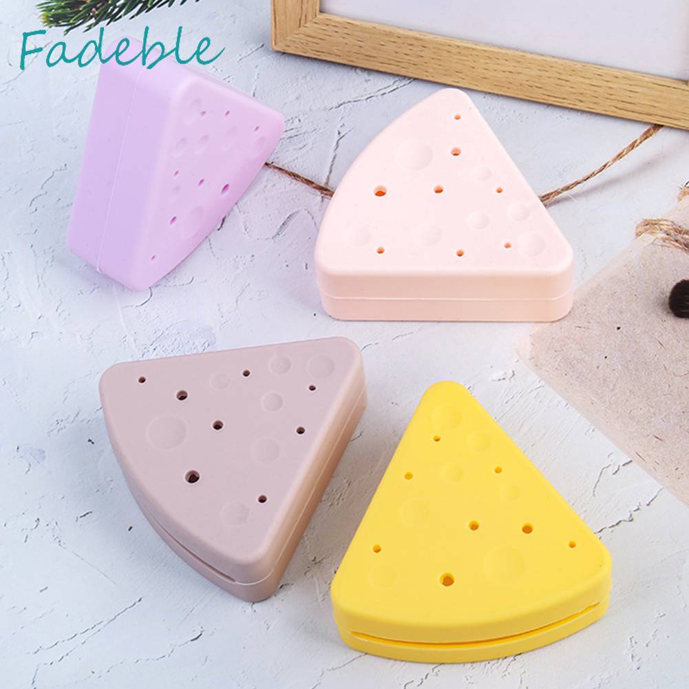 Hộp Đựng Mút Trang Điểm Silicone Hình Tam Giác Tiện Lợi Cho Đi Du Lịch