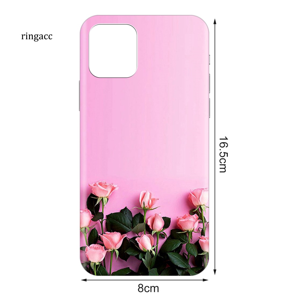 Rga Ốp Điện Thoại Siêu Mỏng Hình Hoa Hồng Thân Thiện Với Môi Trường Cho iPhone 11 Pro Max