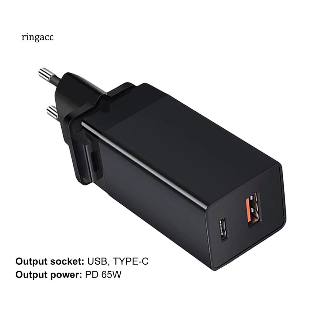 Bộ Sạc Nhanh USB Type-C Nhiều Mạch Bảo Vệ Cho Điện Thoại / Máy Tính Bảng PD65W