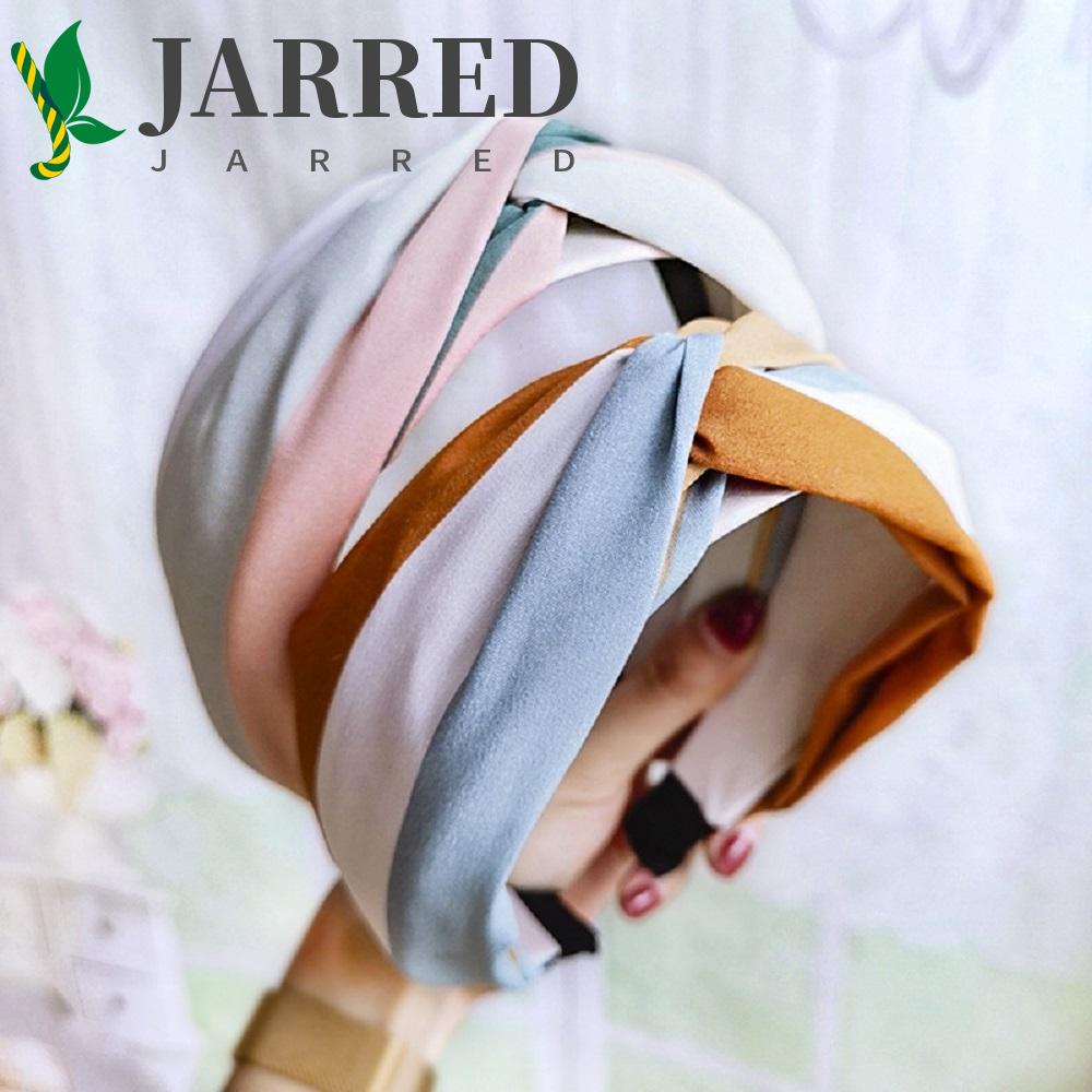 JARRED Băng Đô Vải Bản Rộng Thắt Nơ Chéo Không Trượt Thời Trang