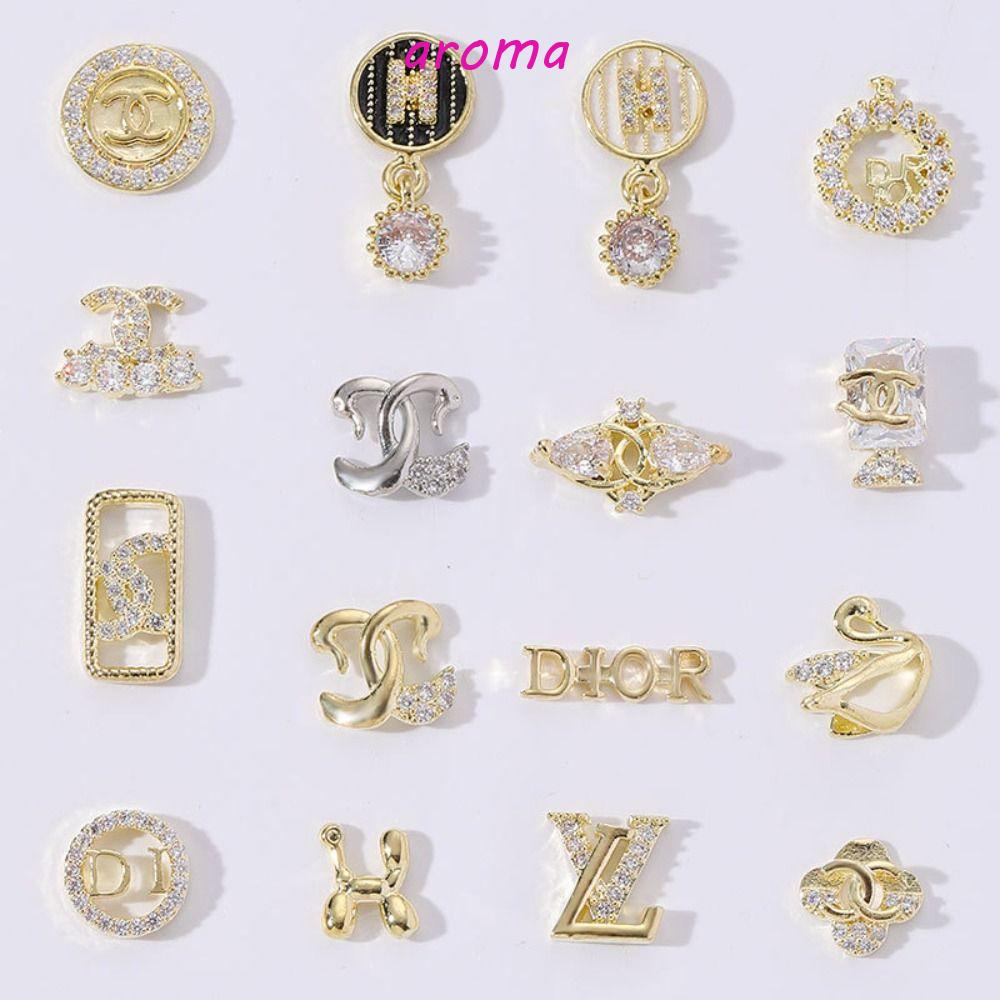 AROMA Set 10 Phụ Kiện Đính Trang Trí Móng Tay Nghệ Thuật