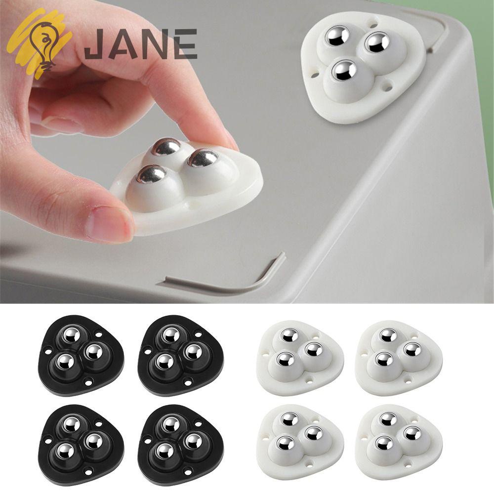 JANE Set 4 Bánh Xe Lăn Mini 360 Độ Bằng Inox Chuyên Dụng