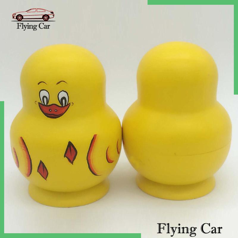 Bộ 10 Búp Bê Nga Matryoshka Bằng Gỗ In Họa Tiết Hoạt Hình Dễ Thương Dùng Làm Quà Tặng Cho Bé