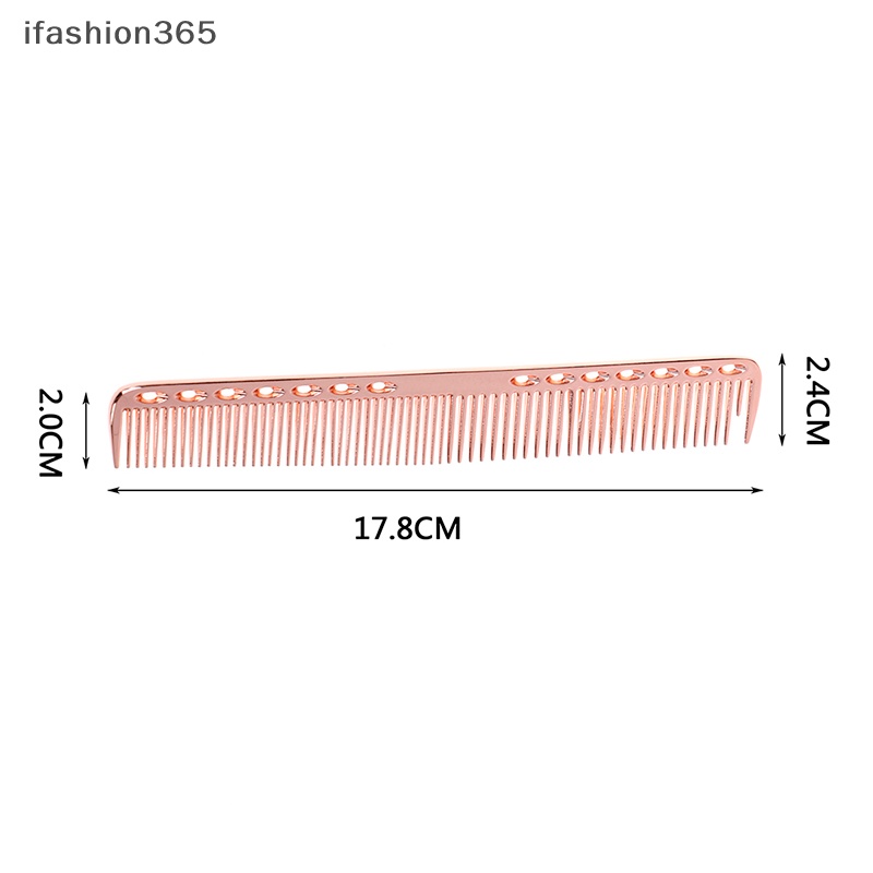 1 Lược Chải Tóc Bằng Thép Không Gỉ Chống Tĩnh Điện ifashion365